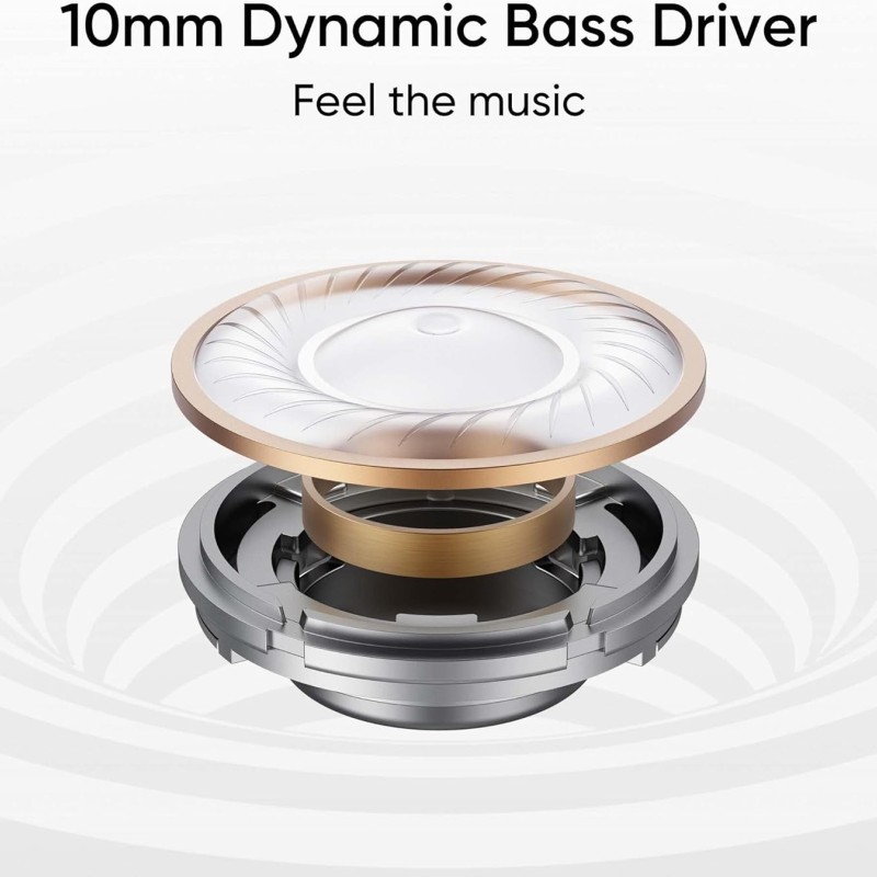 realme TechLife Buds T100 Bluetooth Truly Wireless in Ear Earbuds with mic, AI ENC for Calls, Google Fast Pair, 28 Hours Total Playback with Fast Char realme TechLife Buds T100 Bluetooth Truly Wireless in Ear Earbuds with mic, AI ENC for Calls, Google Fast Pair, 28 Hours Total Playback with Fast Char