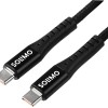 (Refurbished) Amazon Brand - Solimo 65W Fast Charging Braided Type C to C Data Cable | Suitable For All Supported Mobile Phones (1.5 Meter, Black) (Refurbished) Amazon Brand - Solimo 65W Fast Charging Braided Type C to C Data Cable | Suitable For All Supported Mobile Phones (1.5 Meter, Black)