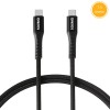(Refurbished) Amazon Brand - Solimo 65W Fast Charging Braided Type C to C Data Cable | Suitable For All Supported Mobile Phones (1.5 Meter, Black) (Refurbished) Amazon Brand - Solimo 65W Fast Charging Braided Type C to C Data Cable | Suitable For All Supported Mobile Phones (1.5 Meter, Black)