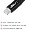 (Refurbished) Amazon Brand - Solimo 65W Fast Charging Braided Type C to C Data Cable | Suitable For All Supported Mobile Phones (1.5 Meter, Black) (Refurbished) Amazon Brand - Solimo 65W Fast Charging Braided Type C to C Data Cable | Suitable For All Supported Mobile Phones (1.5 Meter, Black)