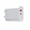 Portronics Adapto 45 22.5W Max Output USB & Type-C Dual Output Super Fast Charger,Wall Adapter Power Delivery 3.0& USB A Fast Charge Adaptor for iPhone,Android & Other Type C Enabled Devices(White) Portronics Adapto 45 22.5W Max Output USB & Type-C Dual Output Super Fast Charger,Wall Adapter Power Delivery 3.0& USB A Fast Charge Adaptor for iPhone,Android & Other Type C Enabled Devices(White)