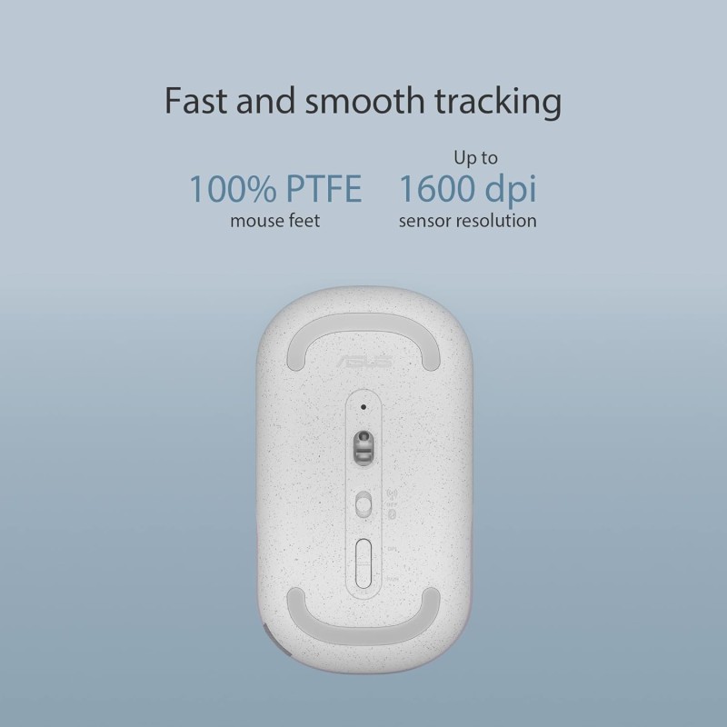 ASUS MD100 Marshmallow/Silent, Adj. DPI, Multi-Mode, with Brave Green Cover Wireless Optical Mouse (2.4GHz Wireless, Bluetooth, Lilac Mist Purple) ASUS MD100 Marshmallow/Silent, Adj. DPI, Multi-Mode, with Brave Green Cover Wireless Optical Mouse (2.4GHz Wireless, Bluetooth, Lilac Mist Purple)