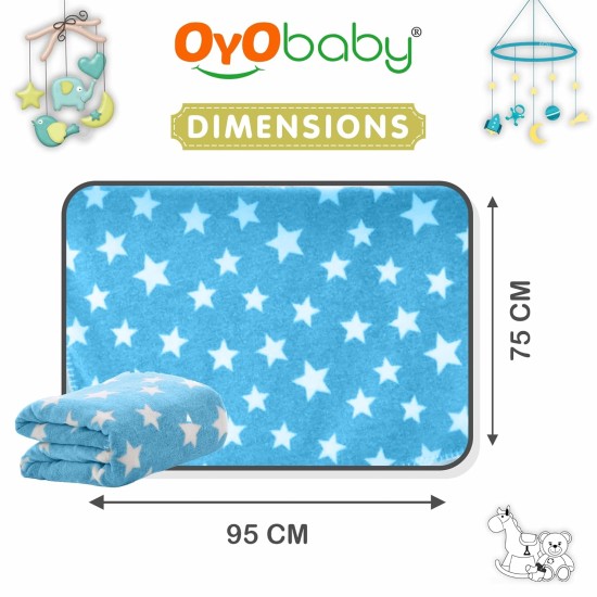 OYO BABY Baby Blanket New Born Babies Super Soft Baby Combo Wrapper Baby Sleeping Bag for Baby Boys, Baby Girls | All Season | Sleeping Bag | Nursing Baby Gifts(Pink & Grey Star Printed)
