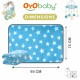 OYO BABY Baby Blanket New Born Babies Super Soft Baby Combo Wrapper Baby Sleeping Bag for Baby Boys, Baby Girls | All Season | Sleeping Bag | Nursing Baby Gifts(Pink & Grey Star Printed)