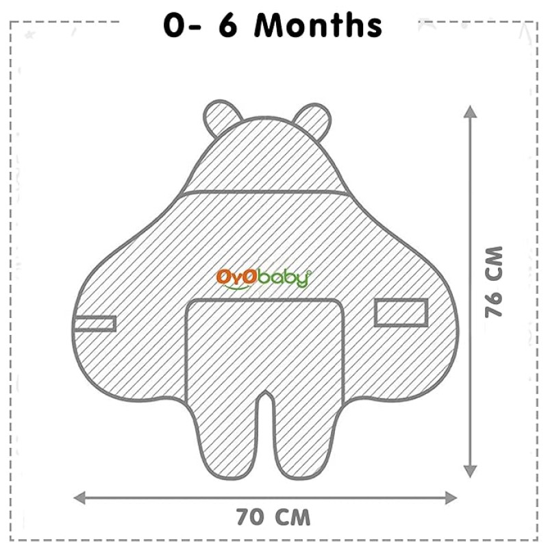 OYO BABY 3-in-1 Hooded Baby Blanket Wrapper - Pack of 2 (Star Pink and Blue) Towel for Baby Boy and Girl | All Season Soft Swaddle | 0-6 Months | Nursing Baby Gifts | Bath Robe