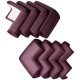 BabyPro BabyProofing Corner Guards (12mm, Pack of 8) with Strong Adhesive Tape by Certified Professional Childproofer for Covering Sharp Edges & Corners of Bed, Table & Furniture (Brown)