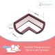 BabyPro BabyProofing Corner Guards (12mm, Pack of 8) with Strong Adhesive Tape by Certified Professional Childproofer for Covering Sharp Edges & Corners of Bed, Table & Furniture (Brown)