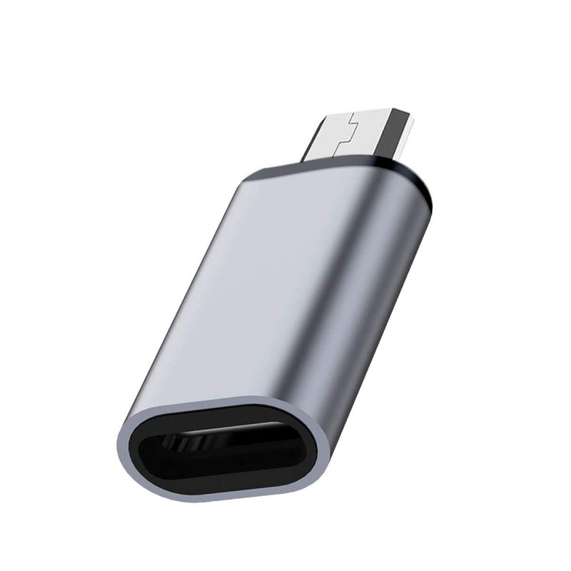 LIRAMARK Type C Female to Micro USB Male Adapter, USB C to Micro USB Converter, Charger Connector for Smartphones, Tablets and More Devices (Grey) LIRAMARK Type C Female to Micro USB Male Adapter, USB C to Micro USB Converter, Charger Connector for Smartphones, Tablets and More Devices (Grey)