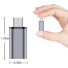 LIRAMARK Type C Female to Micro USB Male Adapter, USB C to Micro USB Converter, Charger Connector for Smartphones, Tablets and More Devices (Grey) LIRAMARK Type C Female to Micro USB Male Adapter, USB C to Micro USB Converter, Charger Connector for Smartphones, Tablets and More Devices (Grey)