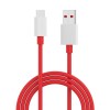 Portronics Konnect Dash 2 Unbreakable 6.5A 65w USB A to Type C VOOC Flash Charging Cable Design for OnePlus,Oppo(Red)