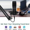 BESTOR� Professional USB Condenser Microphone Kit Podcast Mic with Boom Arm Microphone with Stand | 192kHZ/24bit Professional PC Streaming Podcast Cardioid Microphone Kit (USB) BESTOR� Professional USB Condenser Microphone Kit Podcast Mic with Boom Arm Microphone with Stand | 192kHZ/24bit Professional PC Streaming Podcast Cardioid Microphone Kit (USB)