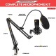 BESTOR® Professional USB Condenser Microphone Kit Podcast Mic with Boom Arm Microphone with Stand | 192kHZ/24bit Professional PC Streaming Podcast Cardioid Microphone Kit (USB)