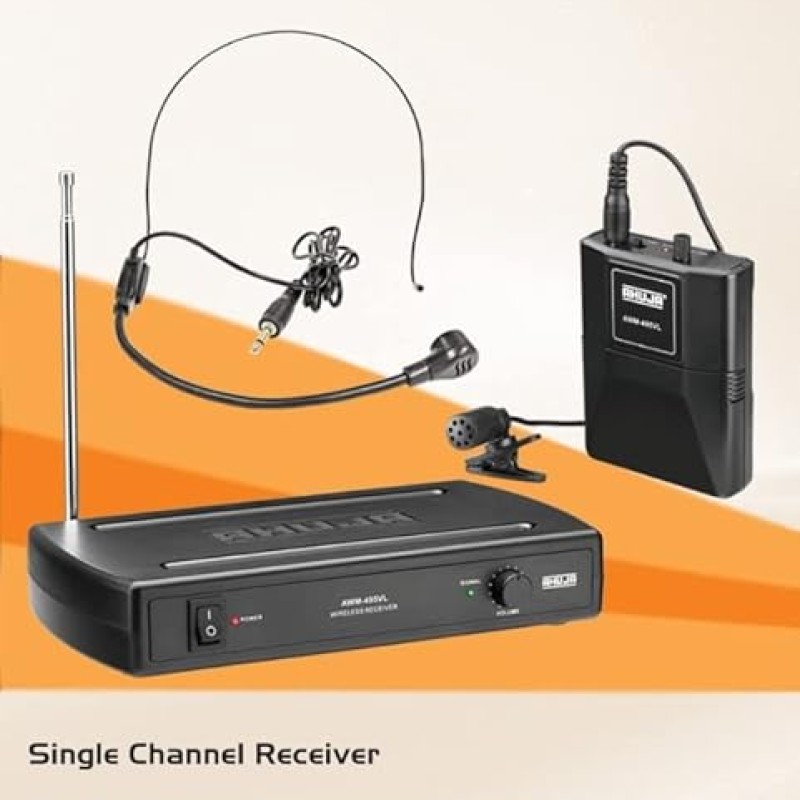 AHUJA AWM-495VL WIRELESS TIE CLIP AND HEADBAND MICROPHONE AHUJA AWM-495VL WIRELESS TIE CLIP AND HEADBAND MICROPHONE