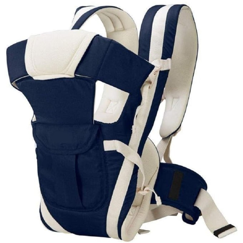 BabyGo Kids 4-in-1 Adjustable Baby Carrier Cum Kangaroo Bag | Multiple Carry Positions: Front, Back, Hip - Comfortable & Adjustable with Safety Belt and Buckle Straps BabyGo Kids 4-in-1 Adjustable Baby Carrier Cum Kangaroo Bag | Multiple Carry Positions: Front, Back, Hip - Comfortable & Adjustable with Safety Belt and Buckle Straps