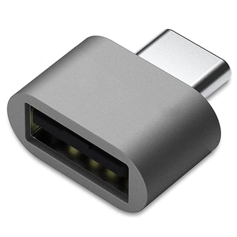LIRAMARK Type-C OTG Adapter HI - Speed Data Transfer Connector Converter Compatible for All C Type Devices (Grey) LIRAMARK Type-C OTG Adapter HI - Speed Data Transfer Connector Converter Compatible for All C Type Devices (Grey)