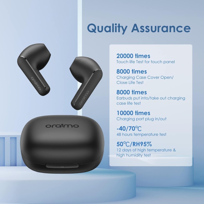 (Refurbished) Oraimo Roll Truly Wireless Earbuds Half in Ear Bluetooth Earbuds with ENC,Deep Bass, 16Hrs Playtime, 13Mm Dynamic Driver, Immersive Audio, Touch Control, Voice Assistance & Fast Charging (Refurbished) Oraimo Roll Truly Wireless Earbuds Half in Ear Bluetooth Earbuds with ENC,Deep Bass, 16Hrs Playtime, 13Mm Dynamic Driver, Immersive Audio, Touch Control, Voice Assistance & Fast Charging