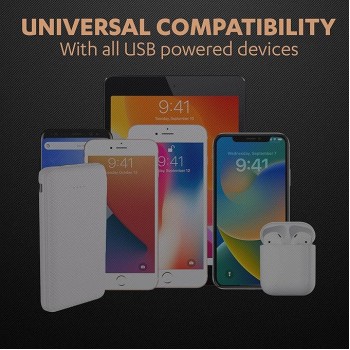 (Refurbished) Duracell 20000 MAH Slimmest Power Bank with 1 Type C PD and 2 USB A Port, 22.5W Fast Charging Portable Charger to Charges 3 Devices Simultaneously for iPhones, Android Phones, Smart Watches & More (Refurbished) Duracell 20000 MAH Slimmest Power Bank with 1 Type C PD and 2 USB A Port, 22.5W Fast Charging Portable Charger to Charges 3 Devices Simultaneously for iPhones, Android Phones, Smart Watches & More