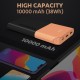 Duracell Power Bank 10000 mAh, Portable Charger, USB C/Micro USB Input, USB A/USB C Output, Fast Charge Technology, 22.5W Power Delivery for Smartphones, Tablets, Headphones and USB-Powered Devices Duracell Power Bank 10000 mAh, Portable Charger, USB C/Micro USB Input, USB A/USB C Output, Fast Charge Technology, 22.5W Power Delivery for Smartphones, Tablets, Headphones and USB-Powered Devices
