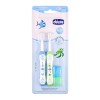 Chicco Baby Manual Toothbrush For Infants (6M-36M), Set Of 2|Extra Soft Tapered Bristles Ideal For Milk Teeth|Bpa Free (Blue, Green)