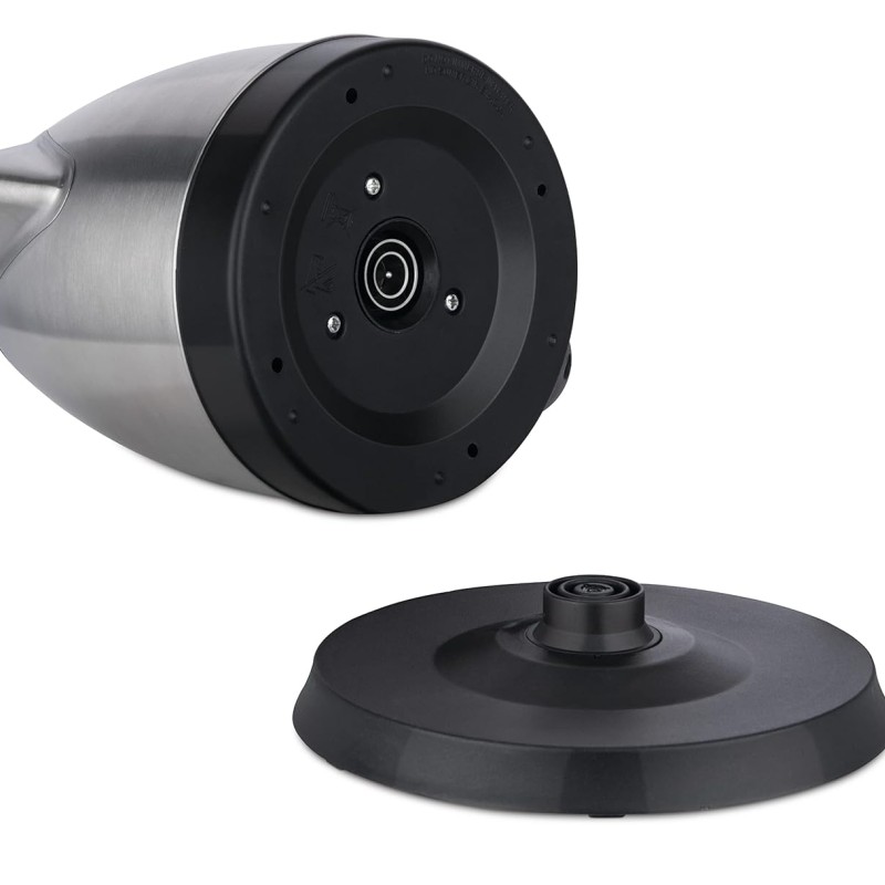 Bajaj KTX 1.5 Litre DLX Electric Kettle |1500W Kettle with Stainless Steel Body | Cordless Operation | Auto Shut-off Mechanism | 2-Yr Warranty | Black