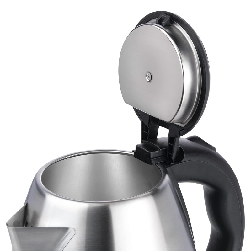Bajaj KTX 1.5 Litre DLX Electric Kettle |1500W Kettle with Stainless Steel Body | Cordless Operation | Auto Shut-off Mechanism | 2-Yr Warranty | Black