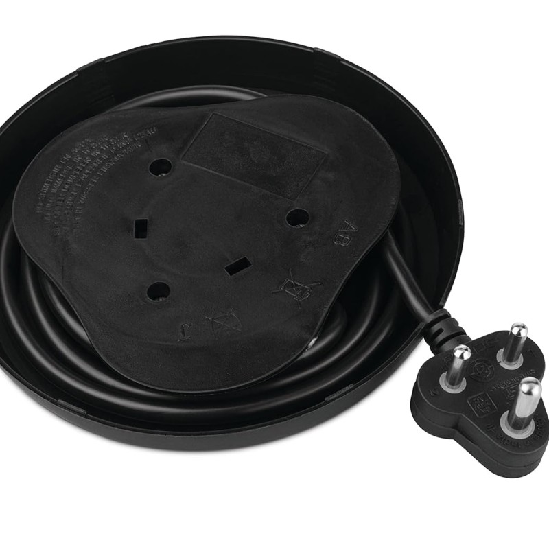 Bajaj KTX 1.5 Litre DLX Electric Kettle |1500W Kettle with Stainless Steel Body | Cordless Operation | Auto Shut-off Mechanism | 2-Yr Warranty | Black