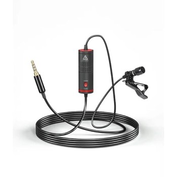 Audio Array AM-C12 Lapel Microphone | 6M Shielded Cable | Metal Build | Upto 1080hr Battery | Mobile & DSLR Support | 3.5mm Connector | Omnidirectional Pickup | Hard Case Included | 1 Year Warranty