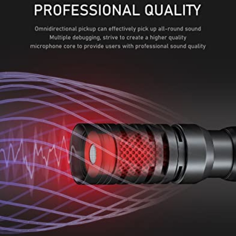 Audio Array AM-C14 Omnidirectional Condenser Shotgun Microphone with 3.5mm Connector, Shock Mount and Wind Shield | PlugnPlay in DSLR and Smartphones | Vlogging, Streaming, ASMR Videos, etc