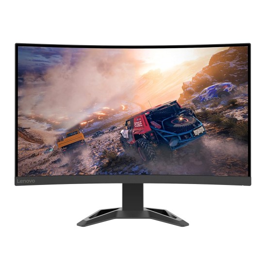 Lenovo Gaming G-Series Curved 27in(68.58cm) 1920x1080 FHD VA Monitor |165Hz|1ms, AMD FreeSyncPremium|90%DCI-P3, 2x3W Speakers, HDMI|DP, Height Adjust TiltStand,TUV EyesafeCertified,Raven Black-G27c-30