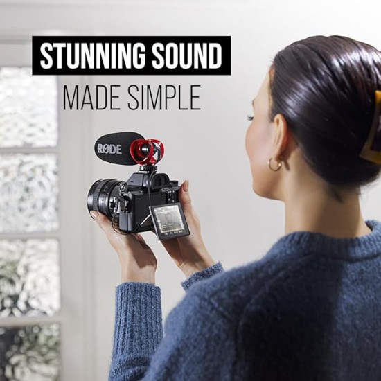 Rode Videomicro Ii Ultra-Compact On-Camera Shotgun Microphone for Recording Audio with A Camera Or Mobile Device - Auxiliary Rode Videomicro Ii Ultra-Compact On-Camera Shotgun Microphone for Recording Audio with A Camera Or Mobile Device - Auxiliary