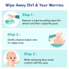 Chicco Soft and Moisturising Baby Wet Wipes, 72 Pieces Each (Pack of 2) Resealable Sticker Pack | Baby Wipes for Nappy, Face and Hands | Dermatologically Tested | No Phenoxyethanol, Paraben & Alcohol