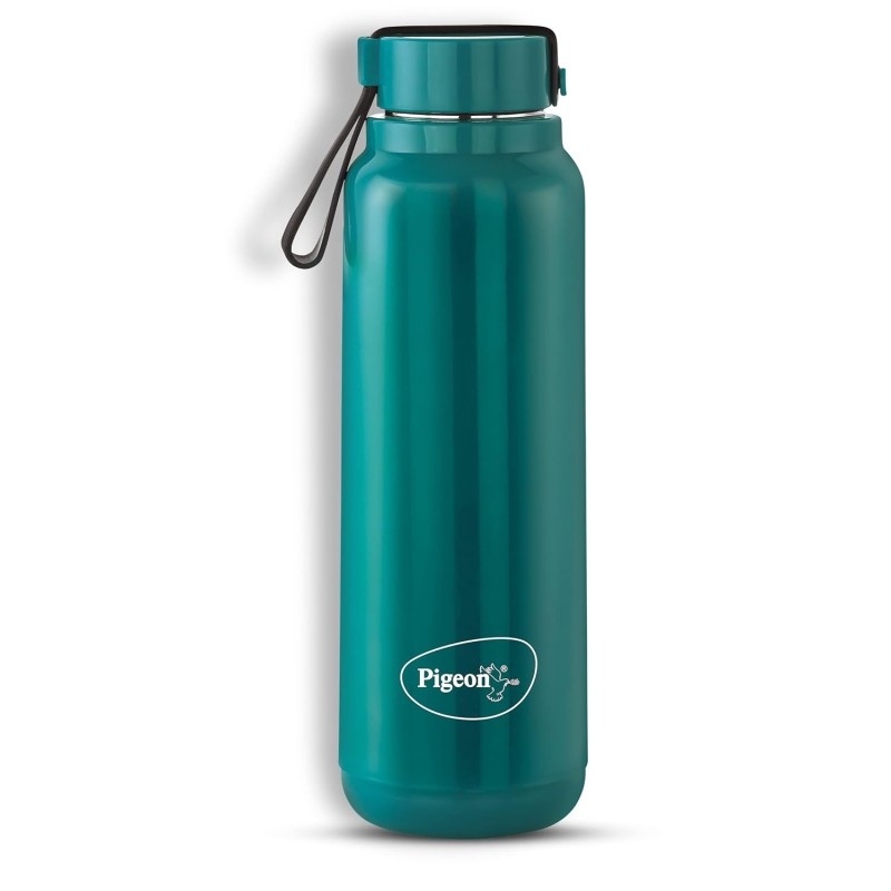Pigeon by Stovekraft Radiant Insulated Wide Mouth Bottle 600 ml Leak Proof,Hot & Cold Thermos Flask (Blue) Pigeon by Stovekraft Radiant Insulated Wide Mouth Bottle 600 ml Leak Proof,Hot & Cold Thermos Flask (Blue)