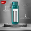Pigeon by Stovekraft Radiant Insulated Wide Mouth Bottle 600 ml Leak Proof,Hot & Cold Thermos Flask (Blue) Pigeon by Stovekraft Radiant Insulated Wide Mouth Bottle 600 ml Leak Proof,Hot & Cold Thermos Flask (Blue)