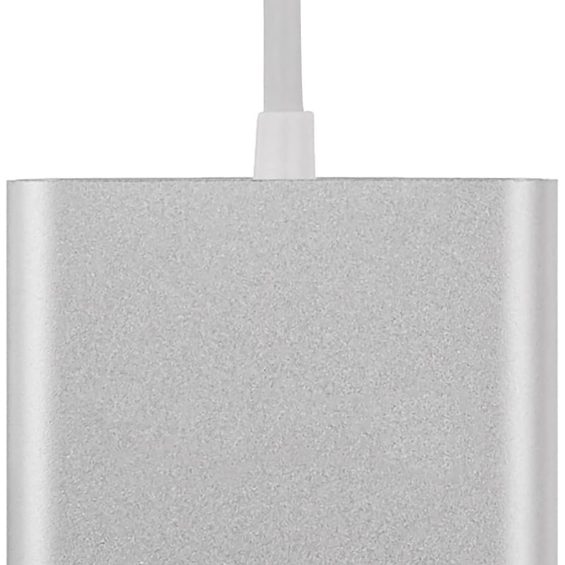 Compact Extension Adapter 3 in 1 Type C USB Hub, HD 4K HDMI with PD Charging, USB 3.0, Compact Extension Adapter, Aluminium Case (Grey) Compact Extension Adapter 3 in 1 Type C USB Hub, HD 4K HDMI with PD Charging, USB 3.0, Compact Extension Adapter, Aluminium Case (Grey)