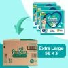 Pampers All Round Protection Pants Style Baby Diapers, Extra Large size (XL), 168 Count, 12-17kg, Anti-rash blanket, 360 degree Lotion with Aloe Vera