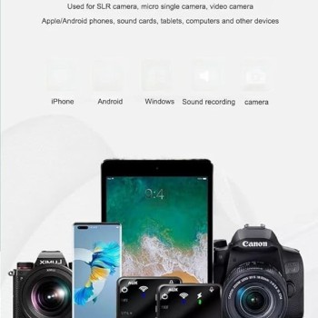 Wireless Lavalier Microphone 50M Range for Video Recording DSLR Camera Wireless Lavalier Microphone 50M Range for Video Recording DSLR Camera