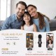 Careflection Microfone de lapela sem fio duplo K9 Plug and Play, sem necessidade de aplicativo e microfone de colarinho Bluetooth para todos os dispositivos iPhone, iPad, Mac para YouTube, transmissão