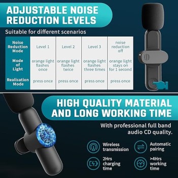 Careflection Wireless Clip Mic, Wireless Lavalier Microphones, Clip-on Microphone (Aisizo, for Smartphone, Laptop, Video Recording YouTube Live Stream (K8 Microphone Both) Careflection Wireless Clip Mic, Wireless Lavalier Microphones, Clip-on Microphone (Aisizo, for Smartphone, Laptop, Video Recording YouTube Live Stream (K8 Microphone Both)