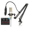 CEZO U87 Condenser Microphone Kit with V8 Sound Card Adjustable Scissor Arm Stand Shock Mount Computer Mic for Gaming, Streaming, YouTube, Voice Over, Studio, Home Recording () CEZO U87 Condenser Microphone Kit with V8 Sound Card Adjustable Scissor Arm Stand Shock Mount Computer Mic for Gaming, Streaming, YouTube, Voice Over, Studio, Home Recording ()