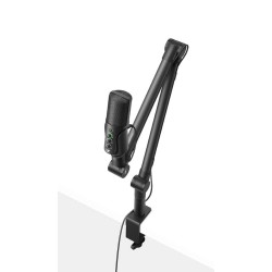 SENNHEISER Profile Streaming Set USB-C Condenser Microphone | Cardioid Pickup | Adjustable Boom Arm, Mute Function & Gain Control | Ideal for Streaming, Podcasting, & Recording