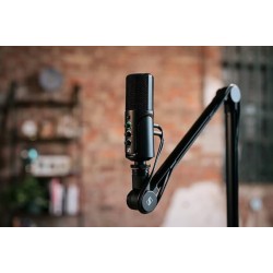 SENNHEISER Profile Streaming Set USB-C Condenser Microphone | Cardioid Pickup | Adjustable Boom Arm, Mute Function & Gain Control | Ideal for Streaming, Podcasting, & Recording