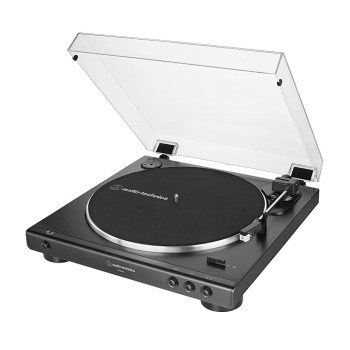 Audio-Technica AT-LP60X Fully Automatic Belt-Drive Turntable | 2-Speed Vinyl Record Player with Built-in Preamp | Music Player with Replaceable Stylus for Home Music System Audio-Technica AT-LP60X Fully Automatic Belt-Drive Turntable | 2-Speed Vinyl Record Player with Built-in Preamp | Music Player with Replaceable Stylus for Home Music System