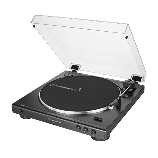 Audio-Technica AT-LP60X Fully Automatic Belt-Drive Turntable | 2-Speed Vinyl Record Player with Built-in Preamp | Music Player with Replaceable Stylus for Home Music System Audio-Technica AT-LP60X Fully Automatic Belt-Drive Turntable | 2-Speed Vinyl Record Player with Built-in Preamp | Music Player with Replaceable Stylus for Home Music System
