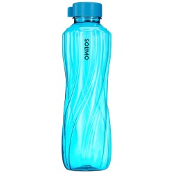 Amazon Brand - Solimo 1000 ml Plastic Water Bottle | Set of 6 |Multi Color