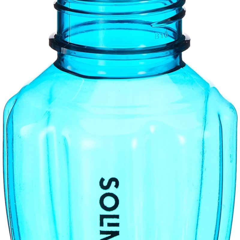 Solimo 1000 ml Plastic Water Bottle | Set of 6 |Multi Color