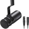 Maono PD100 Professional XLR Dynamic Microphone for Singing, YouTube Recording, Podcast, with Voice Isolation Technology, Metal Mic, Work for Audio Interface, Mixer Maono PD100 Professional XLR Dynamic Microphone for Singing, YouTube Recording, Podcast, with Voice Isolation Technology, Metal Mic, Work for Audio Interface, Mixer