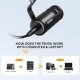 Maono PD100 Professional XLR Dynamic Microphone for Singing, YouTube Recording, Podcast, with Voice Isolation Technology, Metal Mic, Work for Audio Interface, Mixer