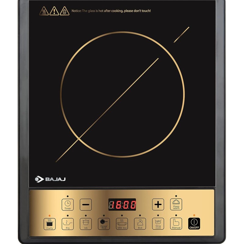 Bajaj ICX 190TS 1900W Induction Cooktop, Black Bajaj ICX 190TS 1900W Induction Cooktop, Black
