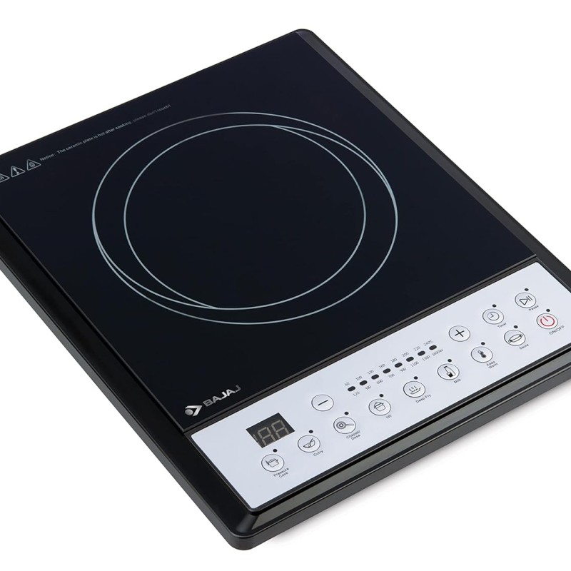 Bajaj ICX 160TS 1600W Induction Cooktop, Black Bajaj ICX 160TS 1600W Induction Cooktop, Black
