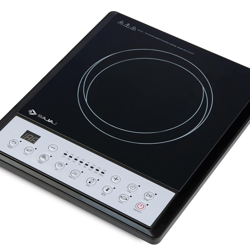 Bajaj ICX 160TS 1600W Induction Cooktop, Black Bajaj ICX 160TS 1600W Induction Cooktop, Black